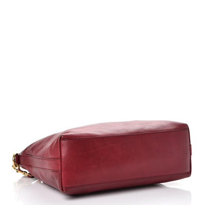 Gucci Pebbled Calfskin Small Miss GG Hobo Red 5 of 12