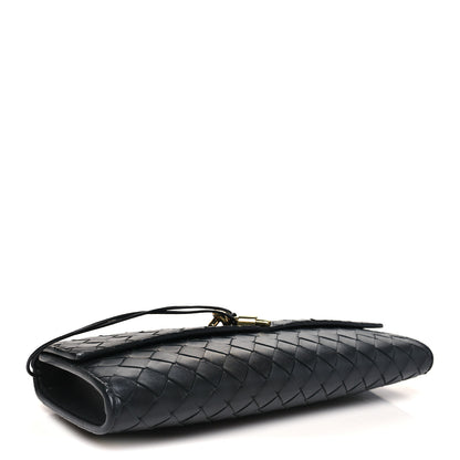 Bottega Veneta Nappa Intrecciato Long Andiamo Top Handle Clutch Black 4 of 9