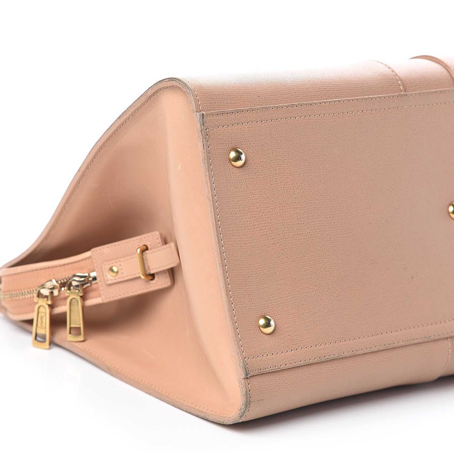 Saint Laurent Textured Calfskin Large Cabas ChYc Beige 8 of 13