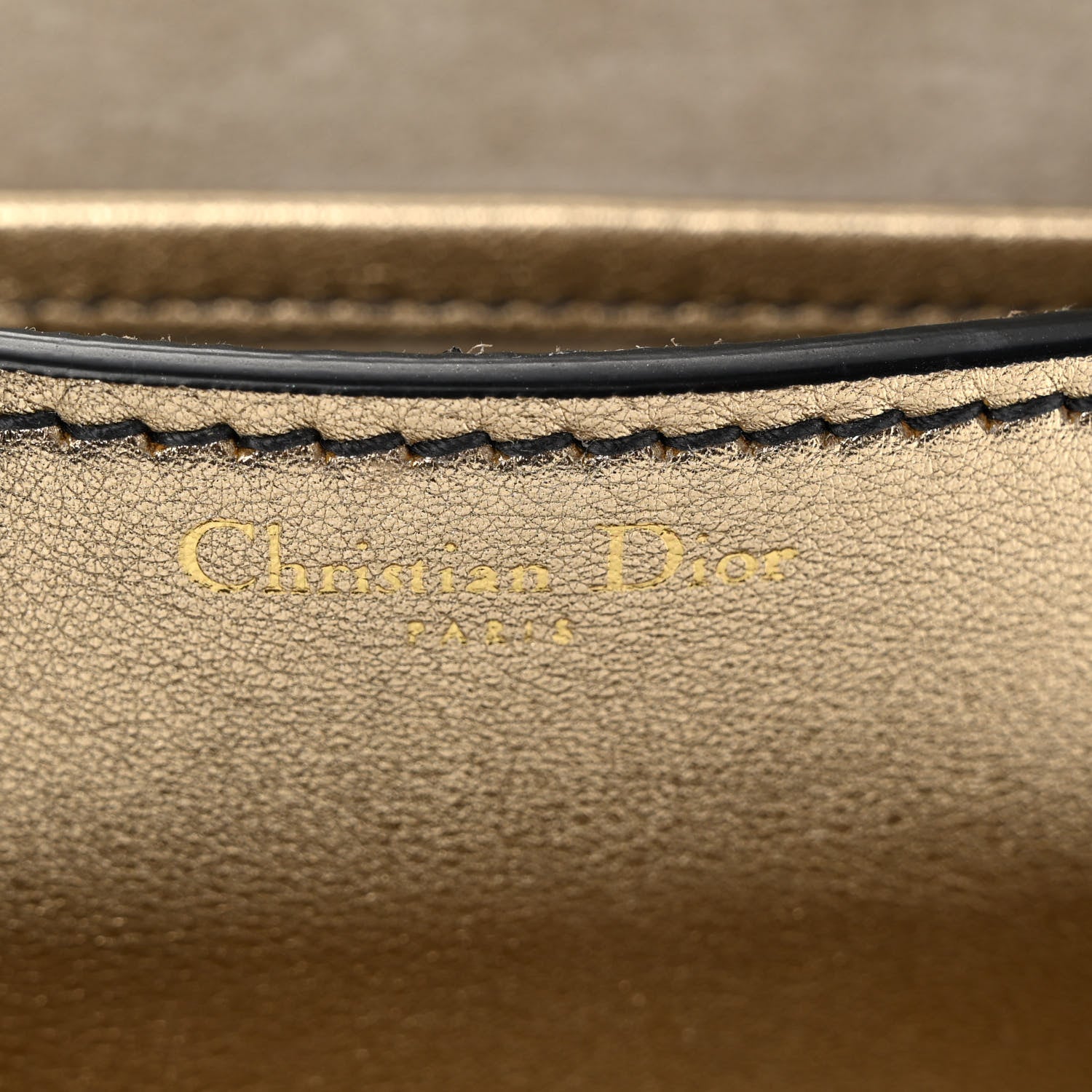 Christian Dior Metallic Calfskin J'Adior Mini Chain Flap Bag Gold 6 of 11