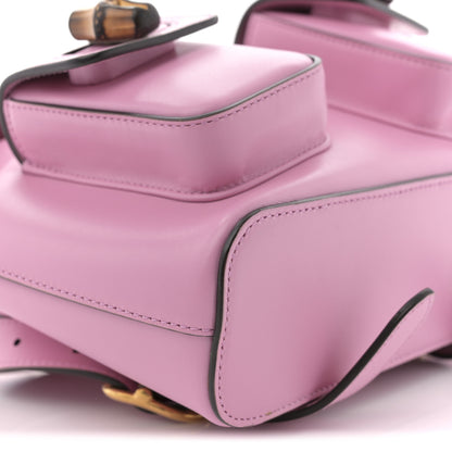 Gucci Calfskin Bamboo Backpack Glossy Pink 9 of 10
