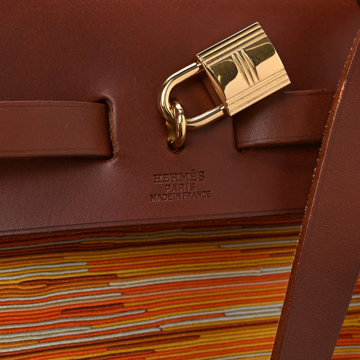 Hermes Vache Hunter Vibrato Herbag PM 8 of 14