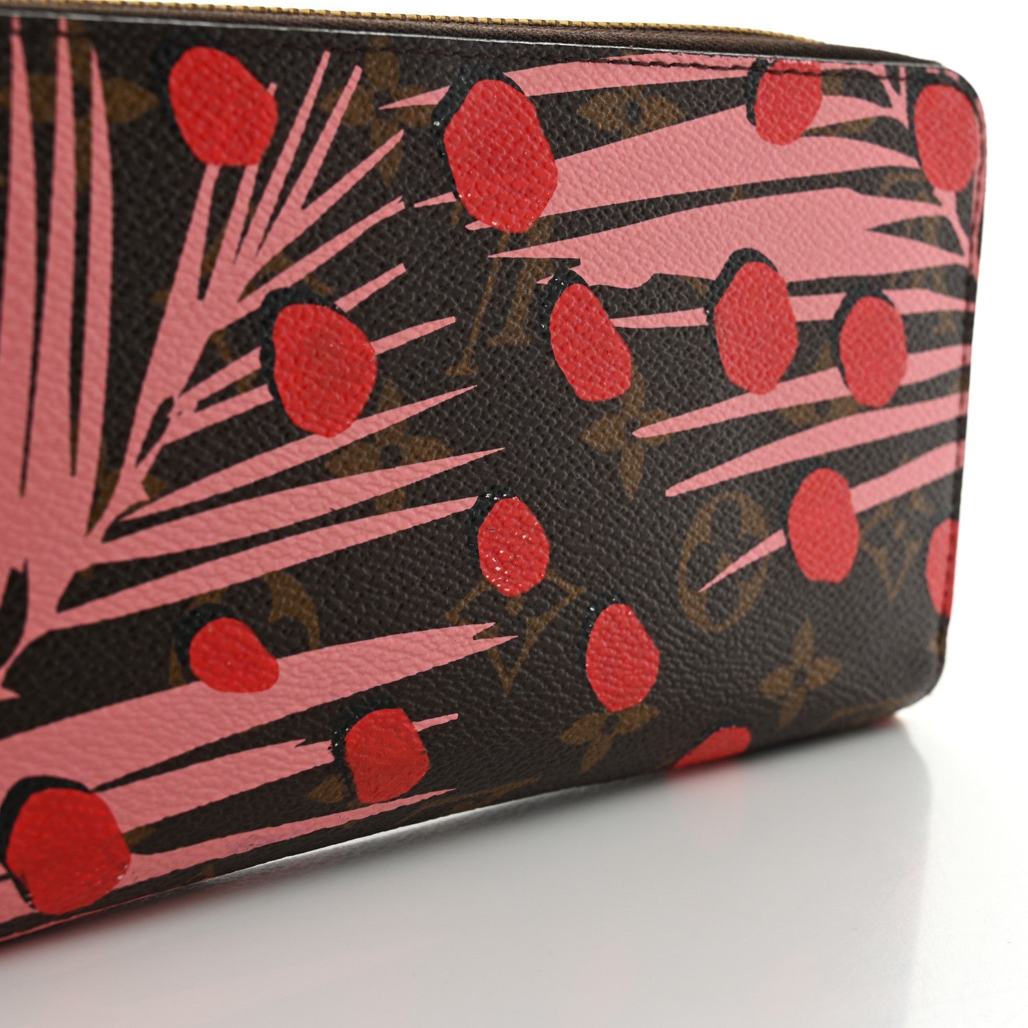 Louis Vuitton Monogram Jungle Dots Zippy Wallet Sugar Pink Poppy 10 of 11