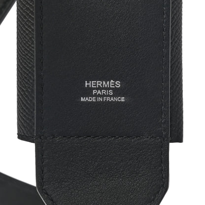Hermes Swift Epsom Pocket Kelly Shoulder Strap Black 4 of 5
