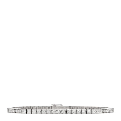 Cartier 18K White Gold Diamond Lanieres Bracelet 16 1 of 4