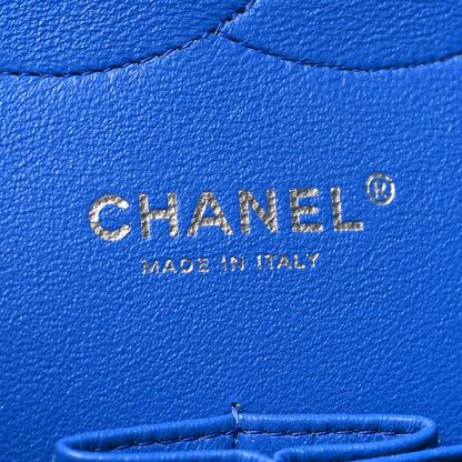 Chanel Caviar Quilted Jumbo Double Flap Blue 6 of 11