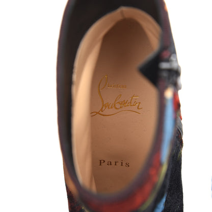 Christian Louboutin Veau Velours Moulamax 100 Booties 38 Black 7 of 9