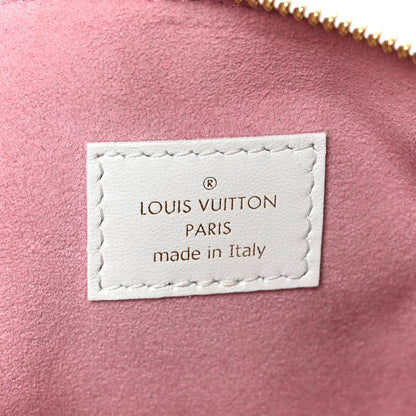 Louis Vuitton Lambskin Embossed Monogram LV Garden Coussin PM Cream 8 of 11