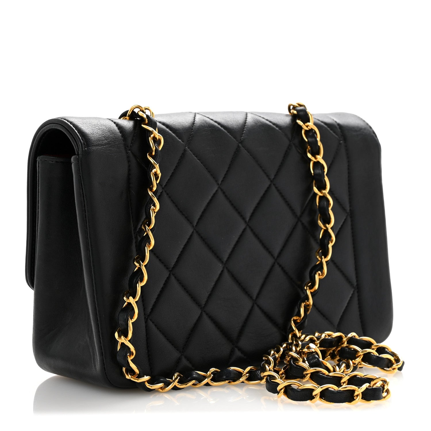 Chanel Lambskin Quilted Small Single Flap Black 3 of 15