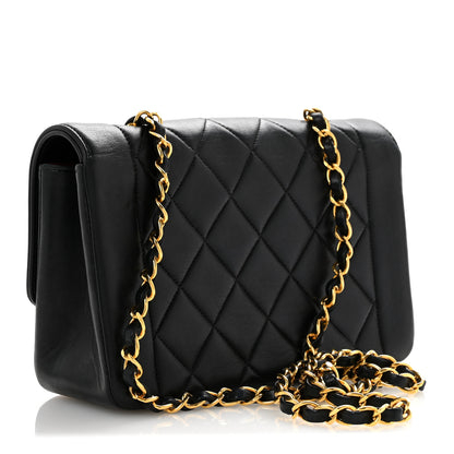 Chanel Lambskin Quilted Small Single Flap Black 3 of 15