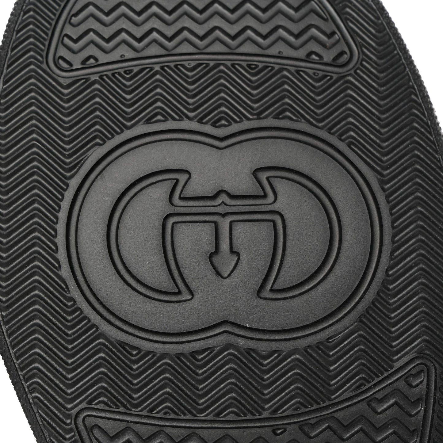 Textured Dollar Calfskin Monogram Perforated Mens Interlocking G 55mm Sneakers 9 Khaki Beige Black