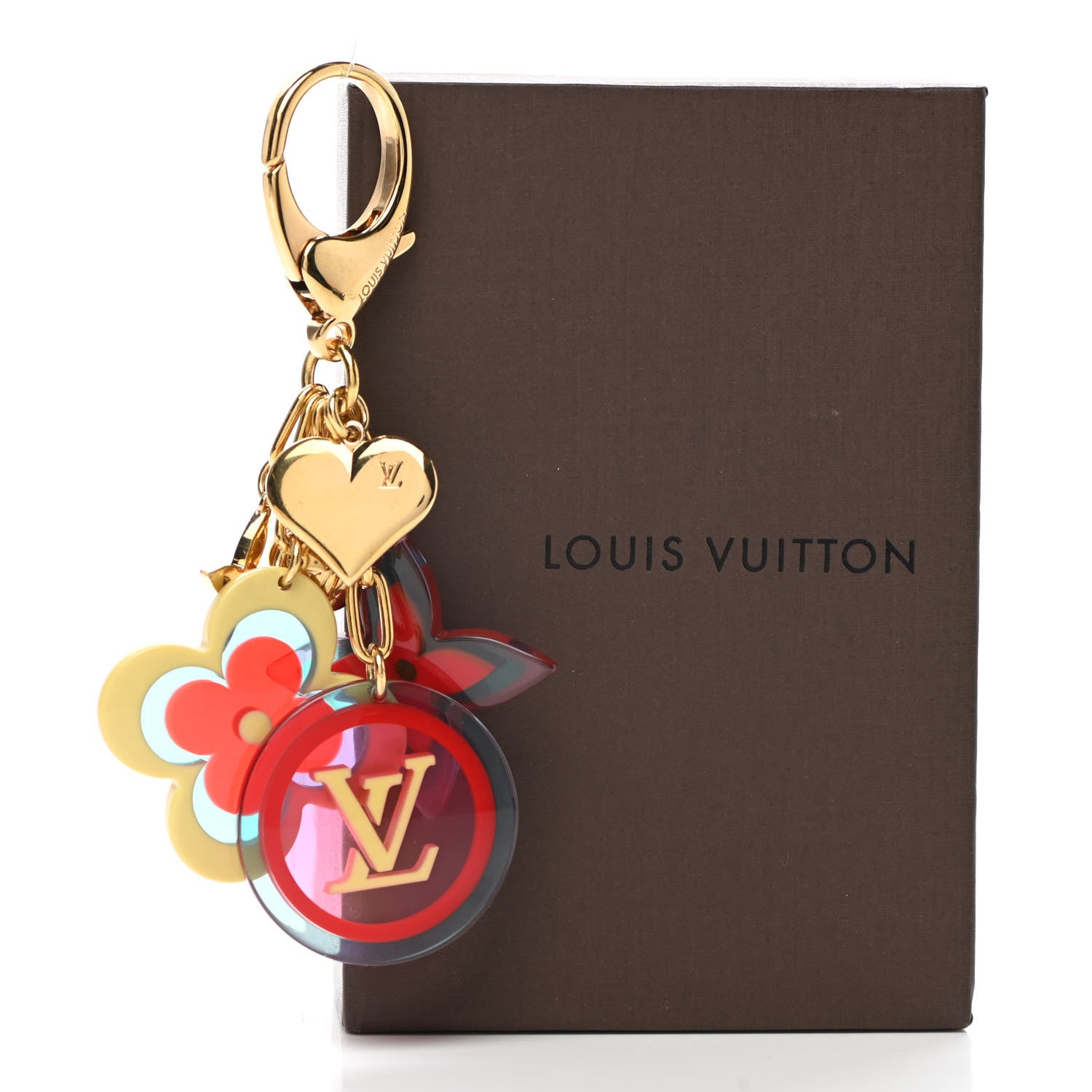 Louis Vuitton Resin Candy Fleurs Bag Charm Multicolor 4 of 4