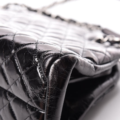 Chanel Glazed Calfskin Quilted Medium Just Mademoiselle Black 8 of 12