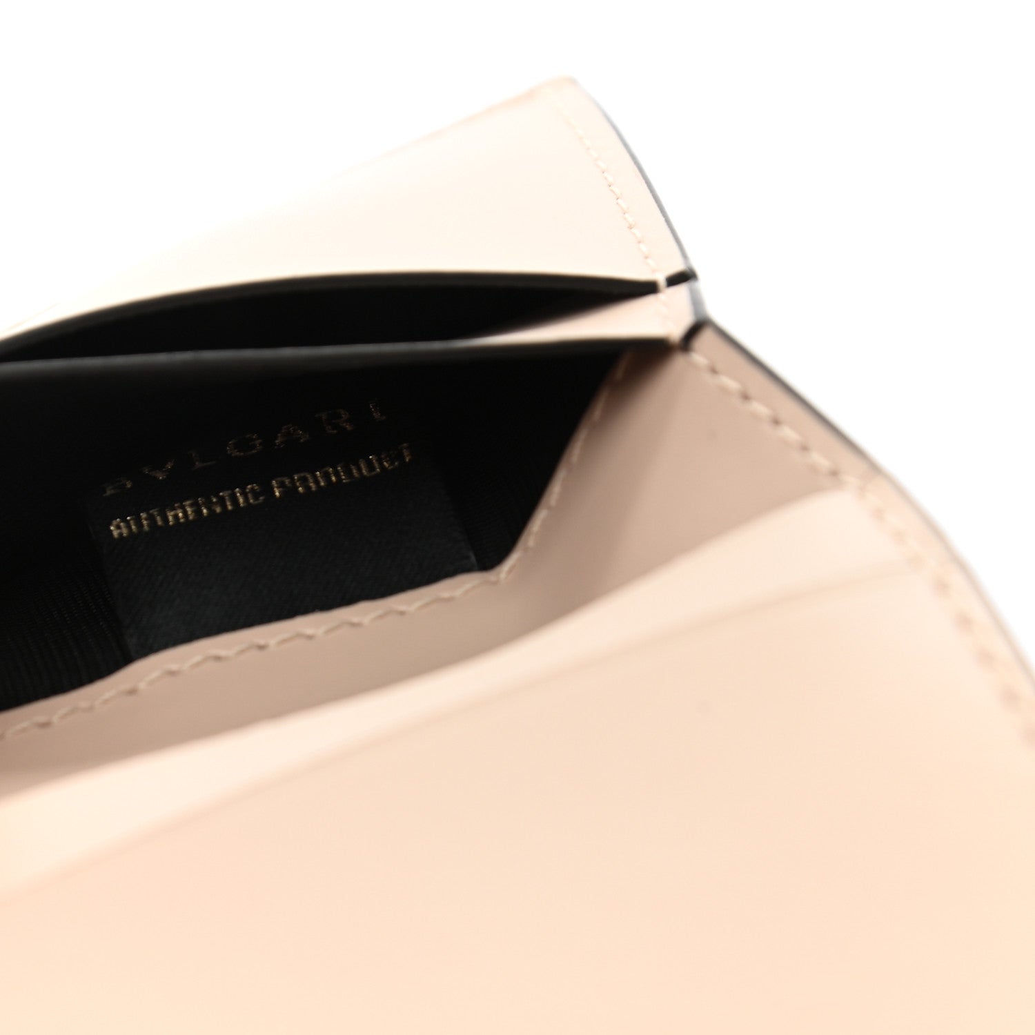 Bulgari Karung Calfskin Serpenti Forever Compact Wallet Beige 7 of 8