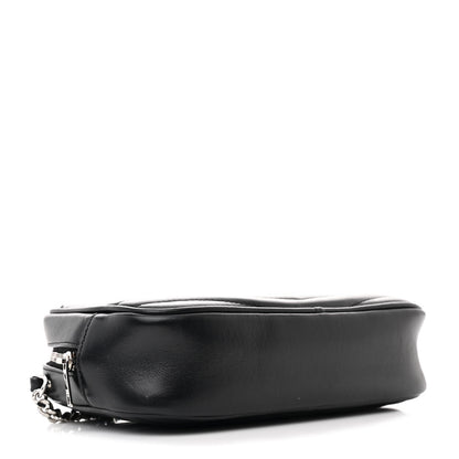 Saint Laurent Calfskin Matelasse Monogram Mini Lou Camera Bag Black 4 of 12