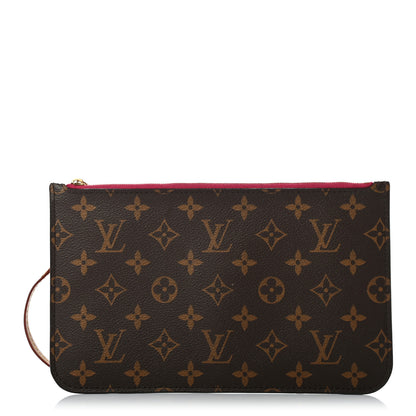 Louis Vuitton Monogram Neverfull MM GM Pochette Pivoine 1 of 7