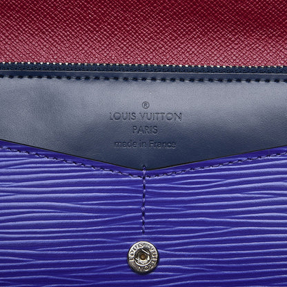 Louis Vuitton Electric Epi Flore Wallet Tri-Color Fuchsia 6 of 7