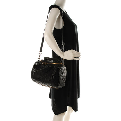 Alexander Wang Pebbled Lambskin Rockie Black Antique Brass Hardware 2 of 7
