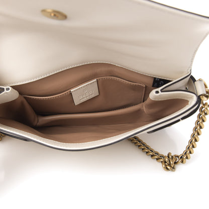 Gucci Nappa Pearl Studded Mini Queen Margaret Broadway Shoulder Bag Mystic White 5 of 13