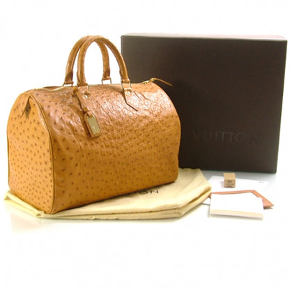 Louis Vuitton Limited Edition Ostrich Speedy 30 3 of 7