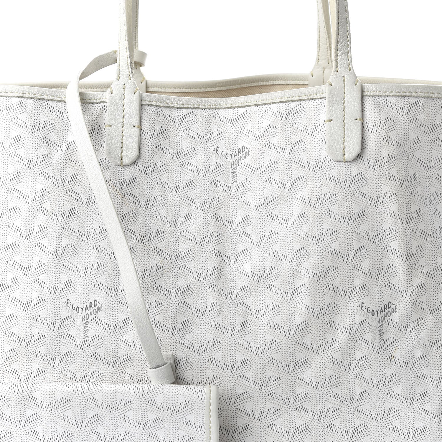 Goyard Goyardine Saint Louis PM White 8 of 9
