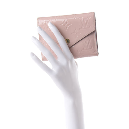 Louis Vuitton Vernis Victorine Wallet Rose Ballerine 2 of 11