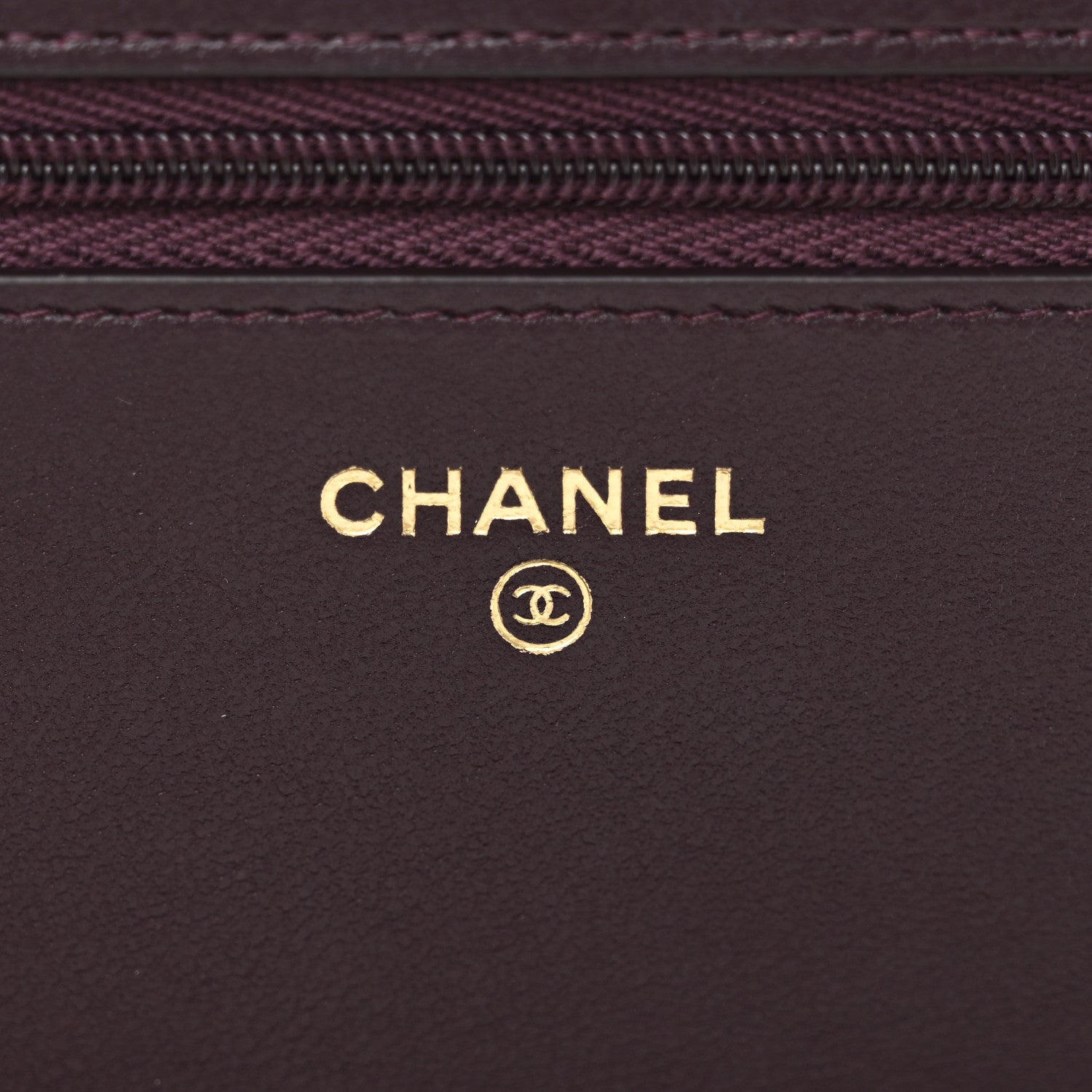 Chanel Velvet Metiers D'Art Wallet On Chain WOC Burgundy 6 of 12