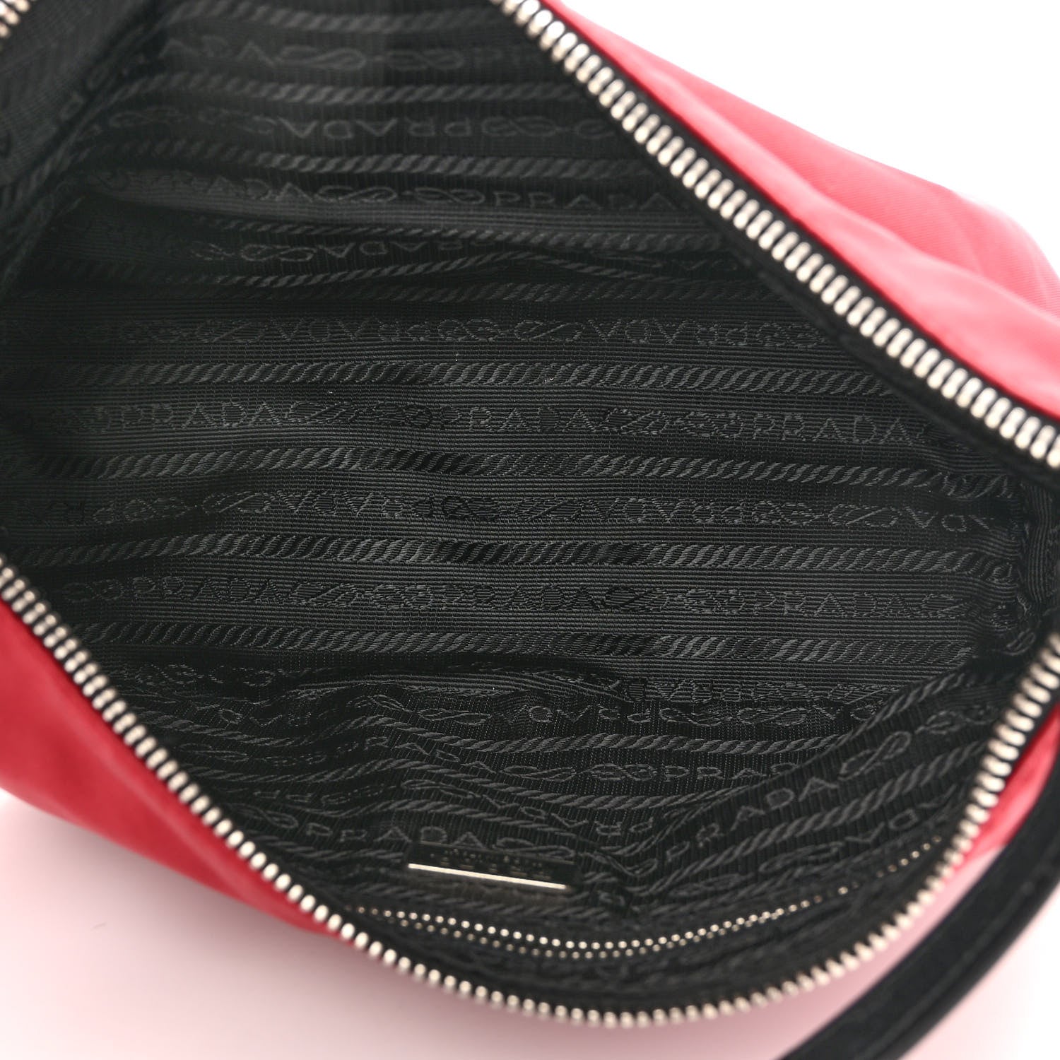 Prada Tessuto Sirio Pochette Rosso 5 of 10