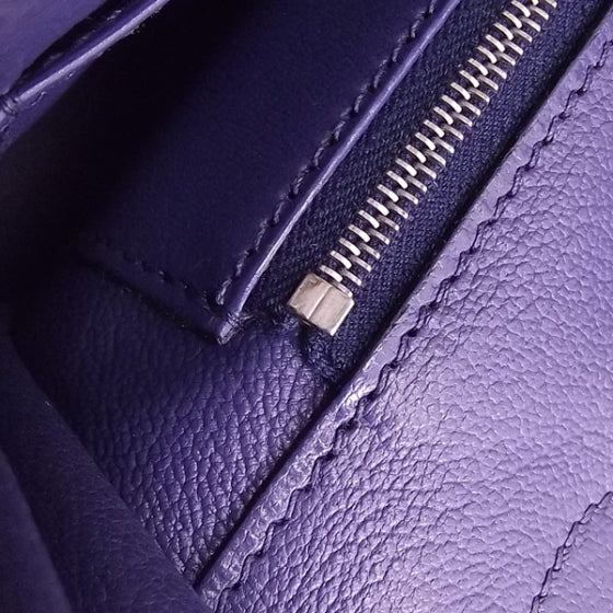 Taurillon Clemence BIRKIN 35 Cobalt