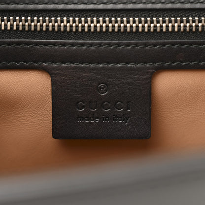 Gucci Calfskin Snakeskin Small Lilith Top Handle Bag Black 6 of 12