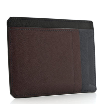 Hermes Evercolor Colorblock City 4CC Card Holder Bleu Nuit Rouge Sellier Black 3 of 8