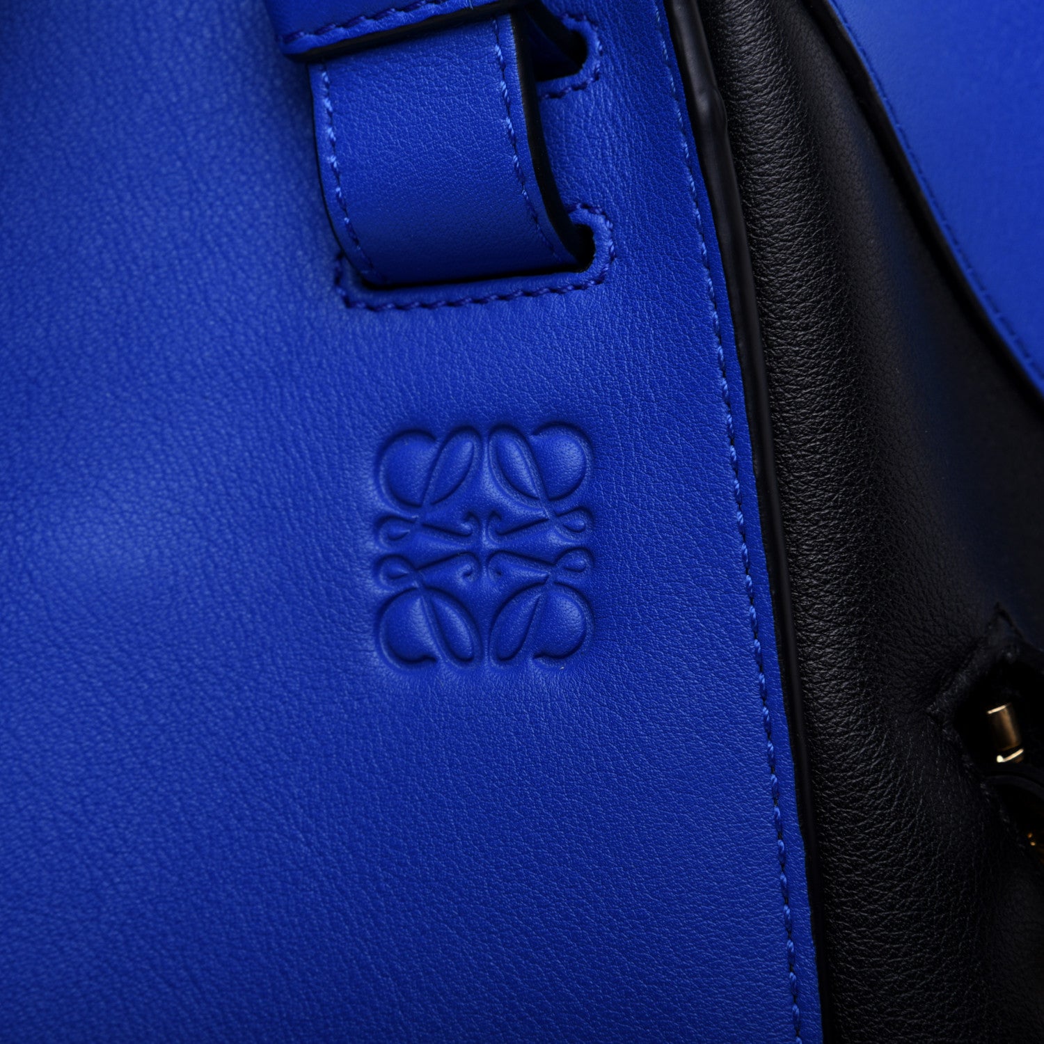 Loewe Calfskin Large Hammock Shoulder Bag Electric Blue 13 of 15