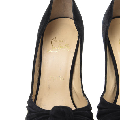 Christian Louboutin Suede Greissimo 140 Pumps 39 Black 10 of 14