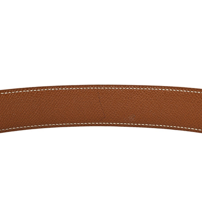 Hermes Togo 32mm H Belt 70 28 Black Gold 6 of 7