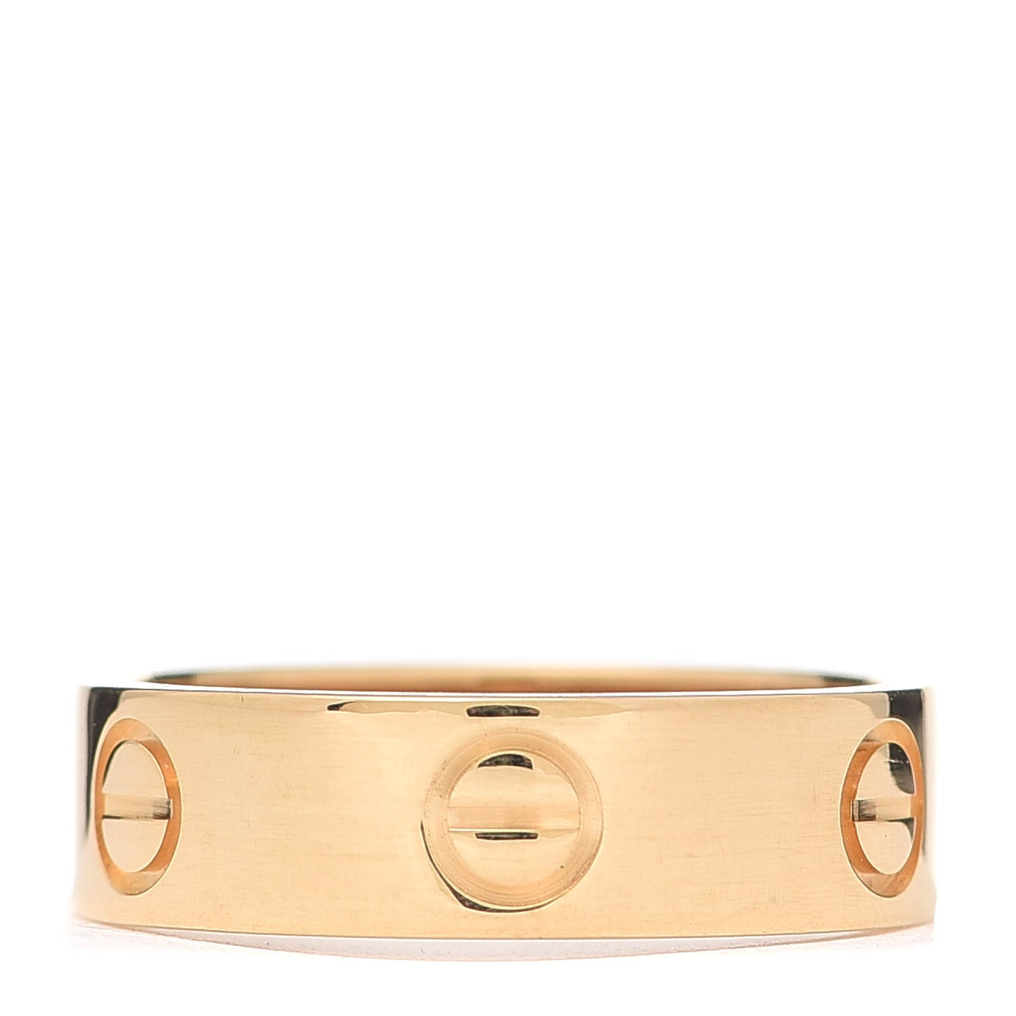 18K Yellow Gold 5.5mm LOVE Ring 54 6.75