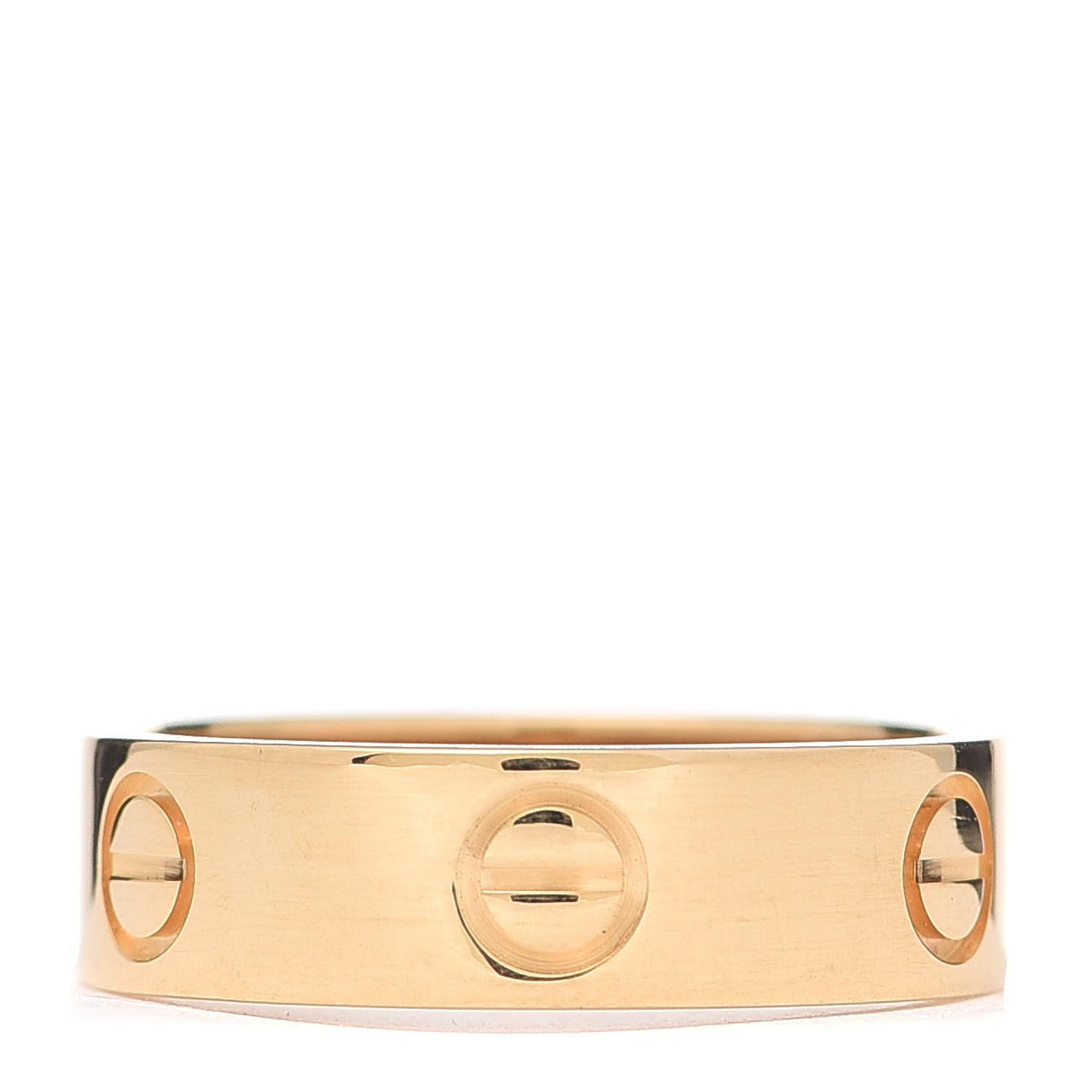 Cartier 18K Yellow Gold 5.5mm LOVE Ring 54 6.75 3 of 5