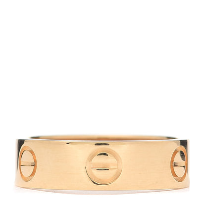 Cartier 18K Yellow Gold 5.5mm LOVE Ring 54 6.75 3 of 5