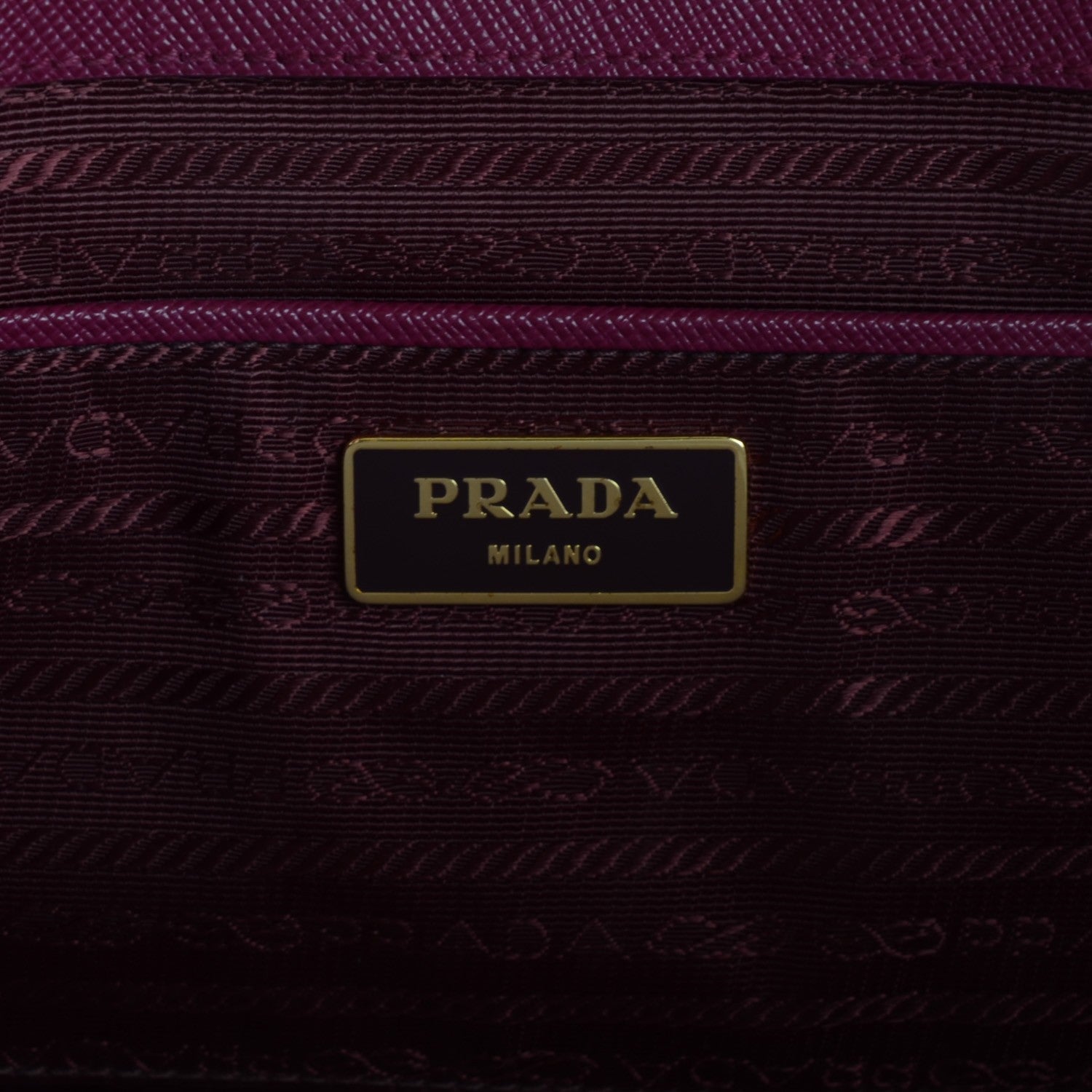 Prada Saffiano Lux Large Tote Ametista 5 of 7