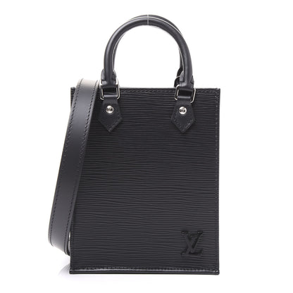 Louis Vuitton Epi Petit Sac Plat Black 1 of 9