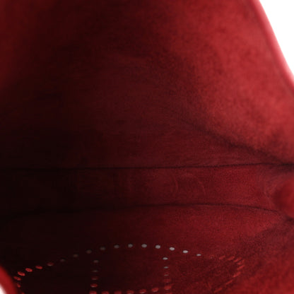 Hermes Taurillon Clemence Evelyne II PM Rouge Garance 5 of 10