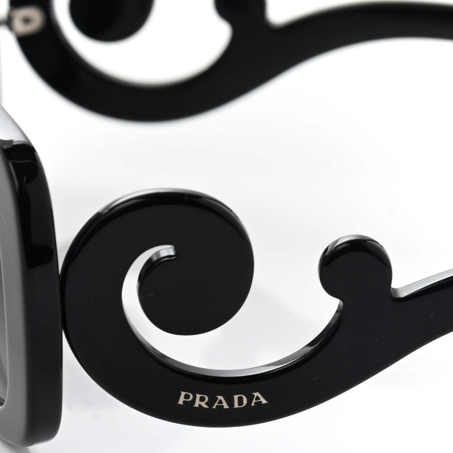 Acetate Baroque Sunglasses SPR 27O Black