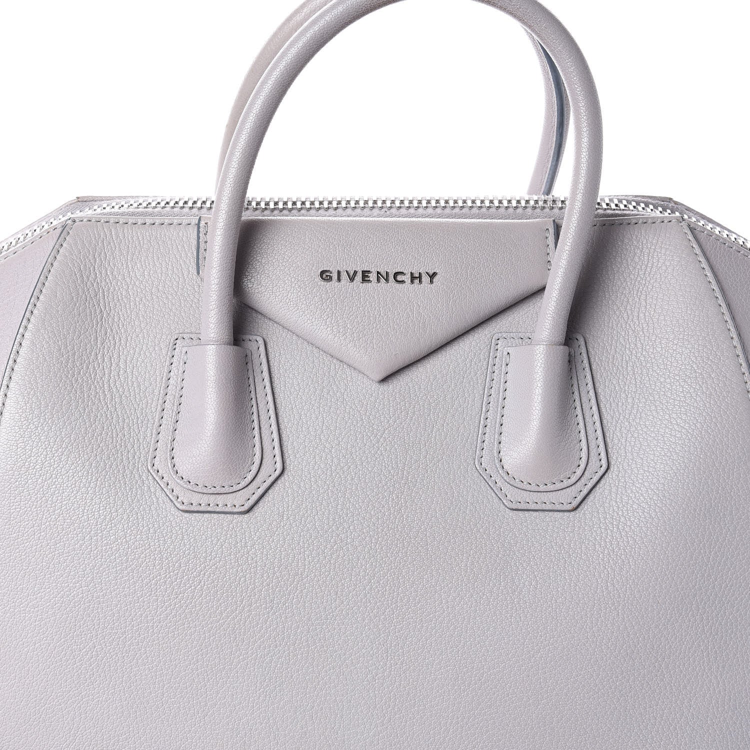 Givenchy Sugar Goatskin Medium Antigona Pearl Grey 11 of 12