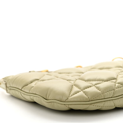 Christian Dior Calfskin Cannage Caro Pouch Desert Sage 9 of 11