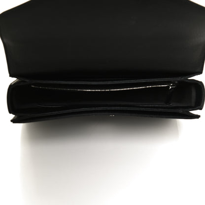 MCM Visetos Calfskin Spot Park Avenue Medium Shoulder Bag Dark Grey Black 5 of 10