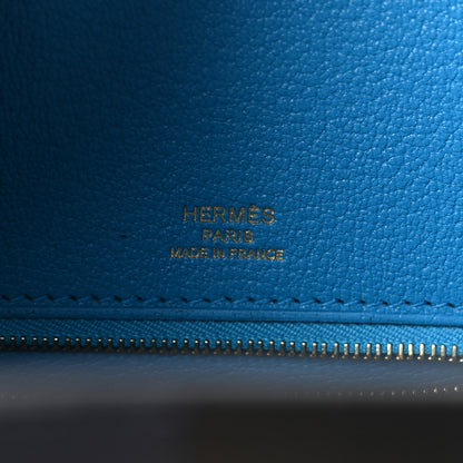 Hermes Epsom Casaque Birkin Sellier 30 Bleu Indigo Black Bleu Frida 6 of 11