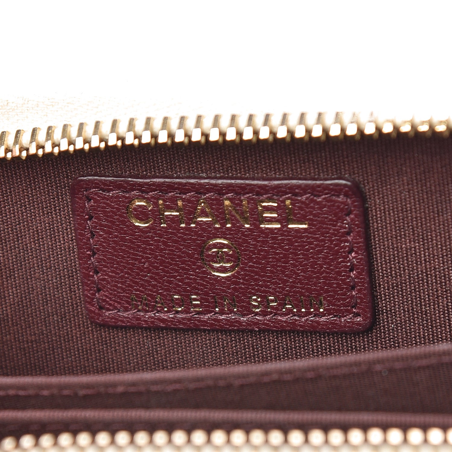 Chanel Sheepskin Quilted Mademoiselle Vintage Zip Coin Purse White 6 of 12