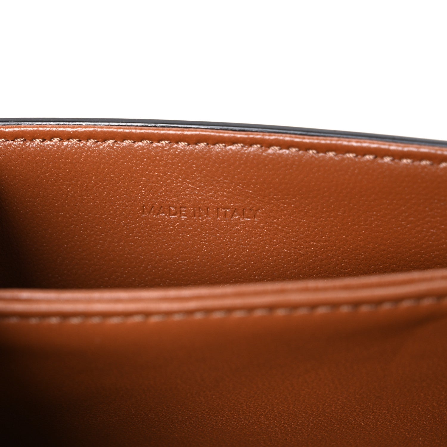 Celine Calfskin Triomphe Canvas Teen Triomphe Bag Tan 7 of 11