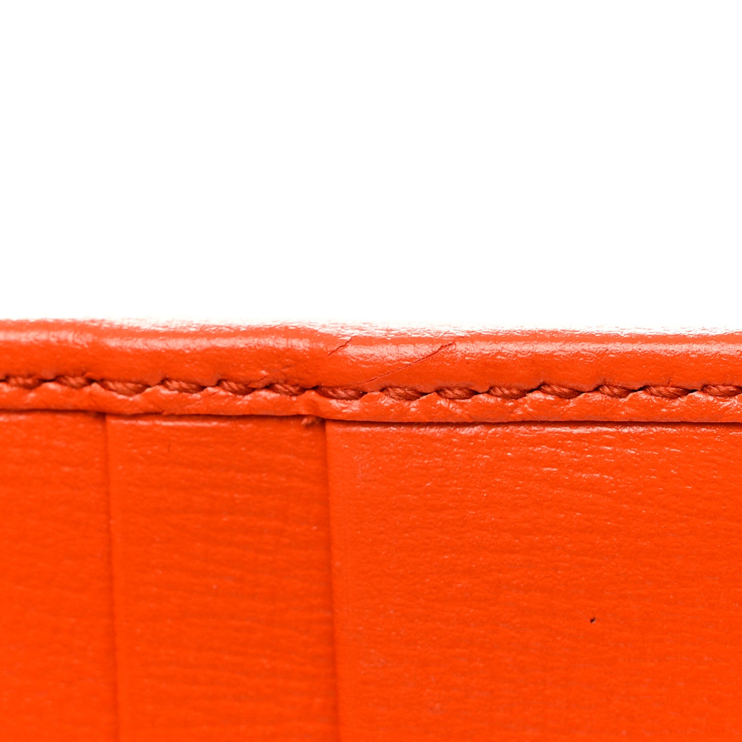 Gucci Azalea Calfskin Enamel Horsebit 1955 Wallet On Chain Deep Orange 13 of 14
