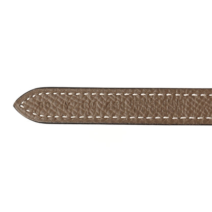 Hermes Swift Epsom 13mm Ancre Belt 80 Black Etoupe 5 of 7