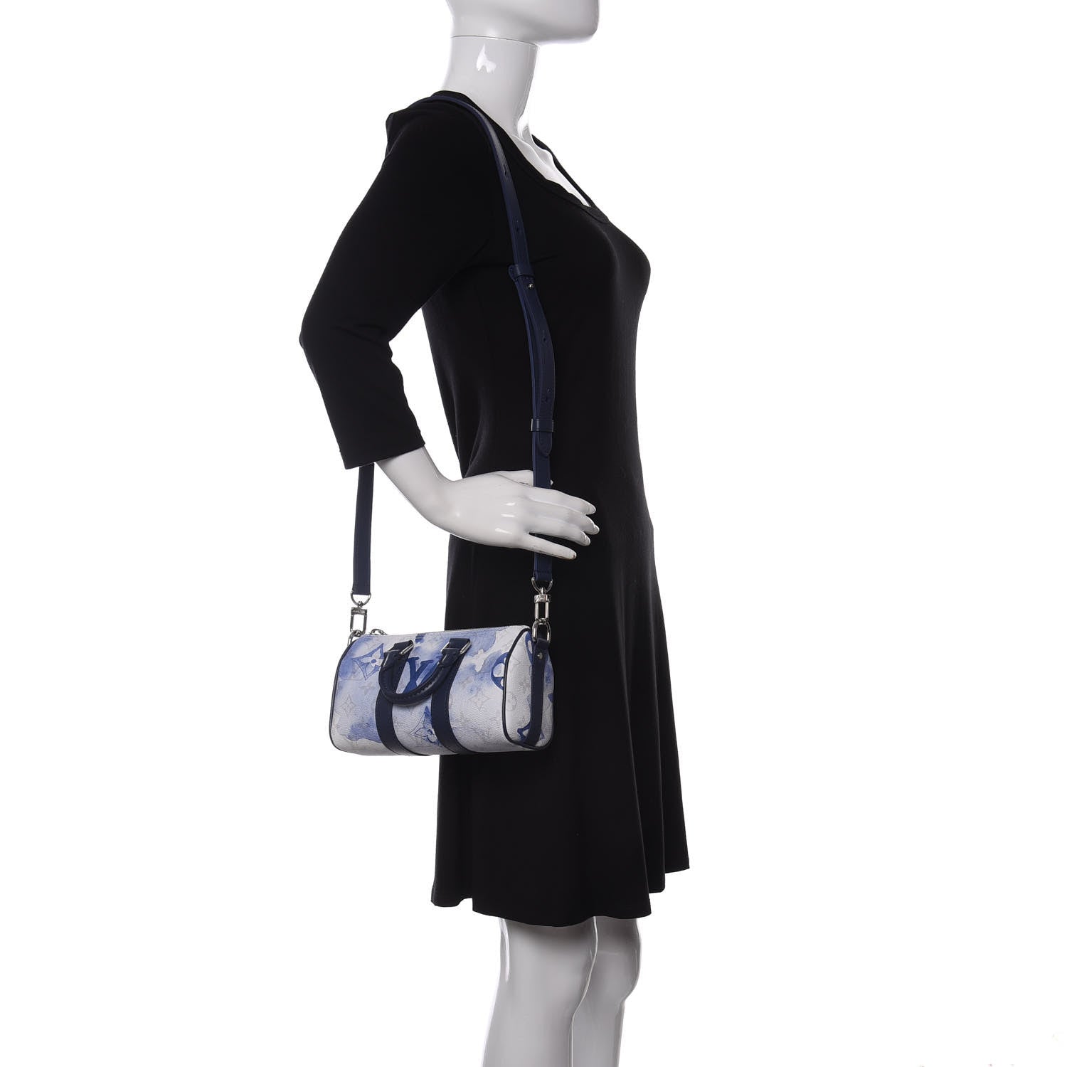 Louis Vuitton Monogram Watercolor Keepall XS Blue 2 of 8